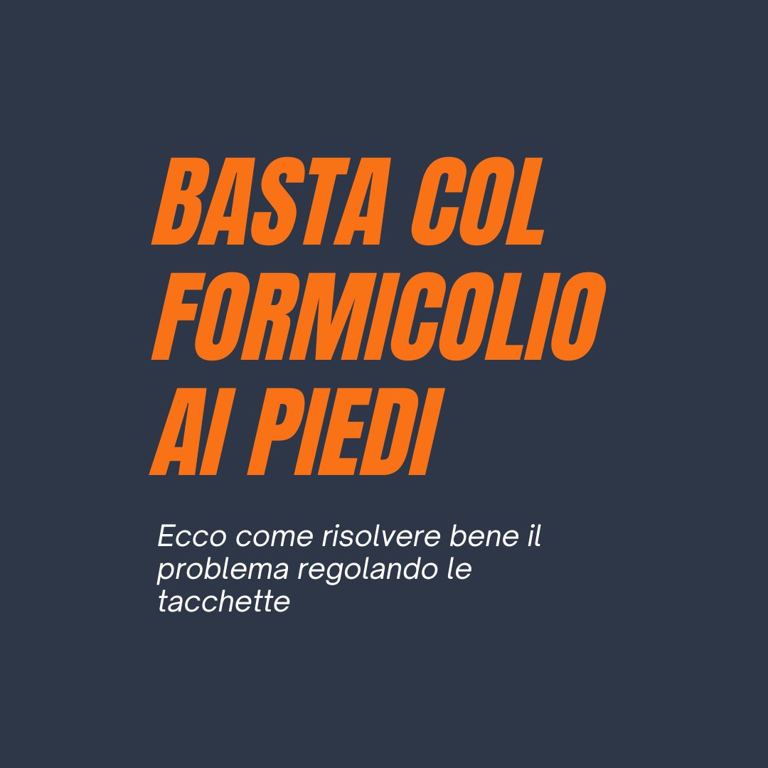 Formicolio ai piedi in bicicletta